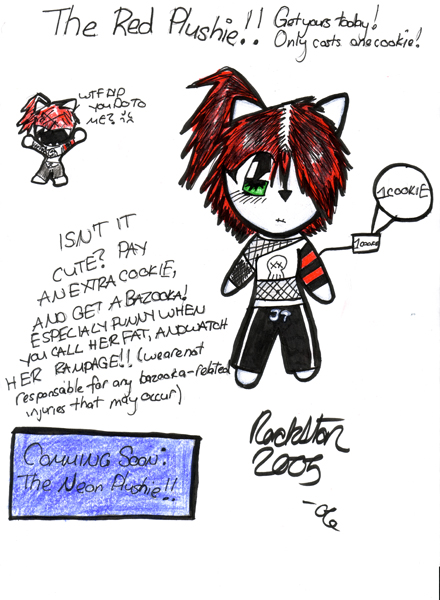 The Red Plushie!! XD by RockStar2005