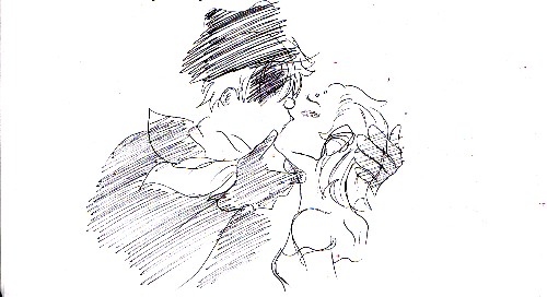 kiss sketch by Rockura-Bockura