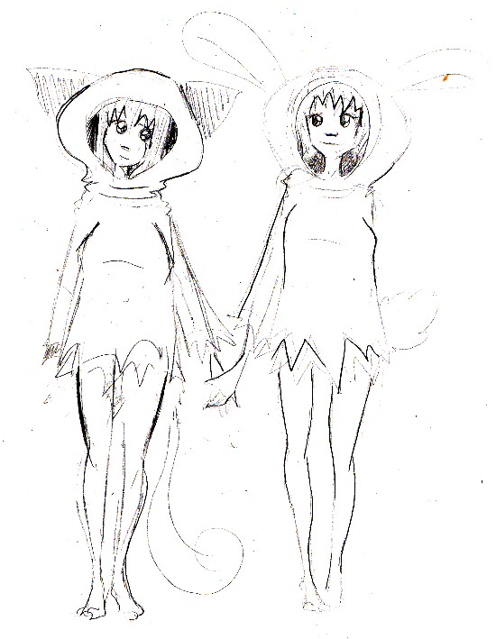 Misha and Shia request sketch by Rockura-Bockura