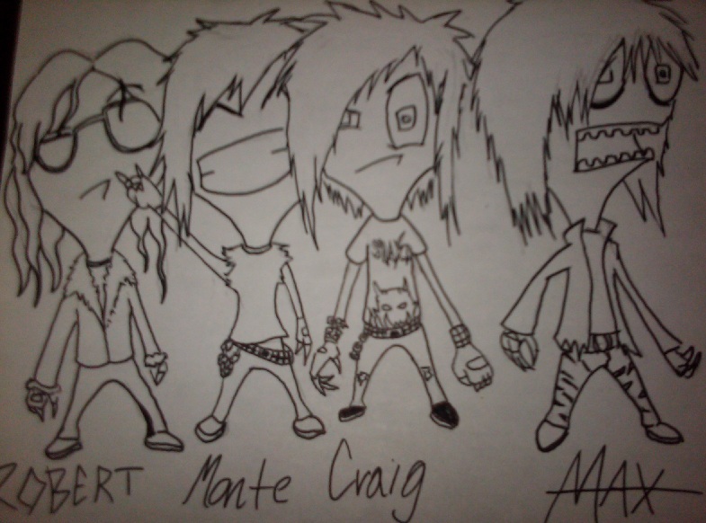 Escape the fate Cartoon by RonnieTheRipper
