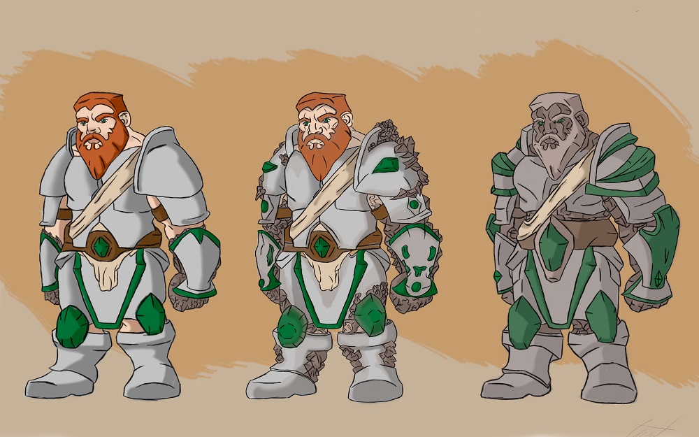 Evolution of a Stone Lord by Rorean