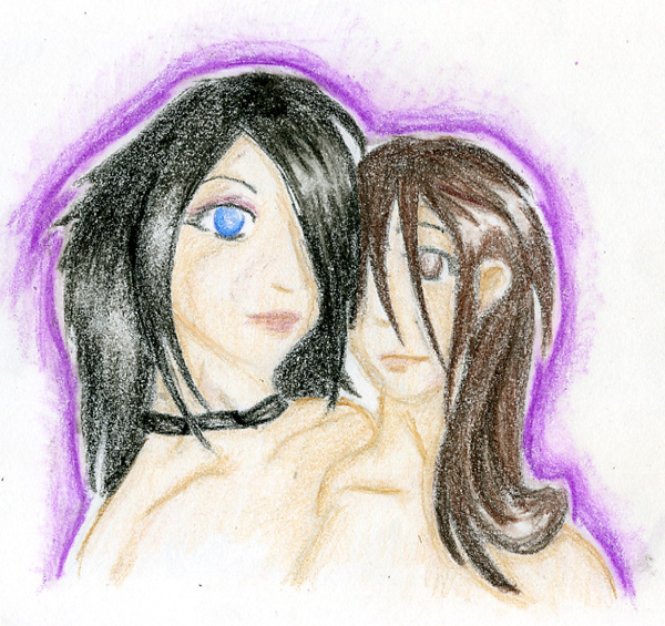 KratosGirl14 and Amy Lee Art Trade Vs.2 by Roselyn_May