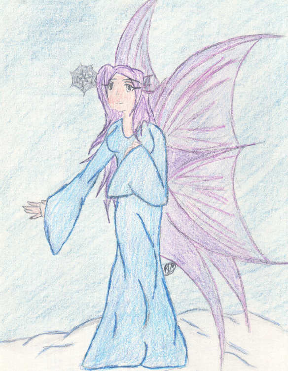 Winters Angel (request) by Roselyn_May