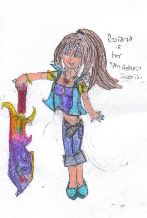 Rosiana and her 7th Heaven Sword by Rosiana