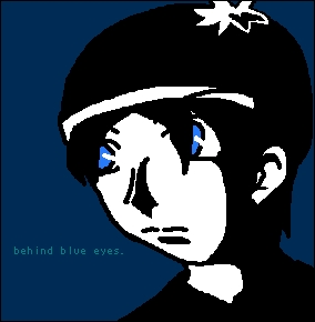 Behind Blue Eyes by Rosxena