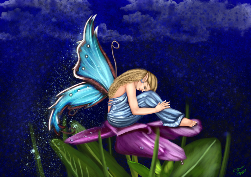 Fairy of sorrow by Rowena-white