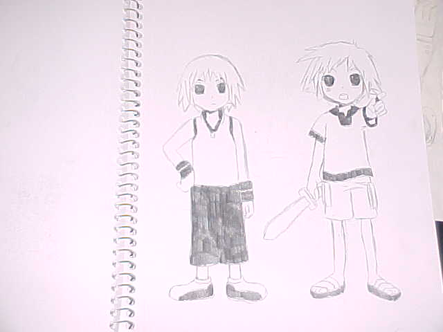 Childhood Sora and RIku by Roxas4Life