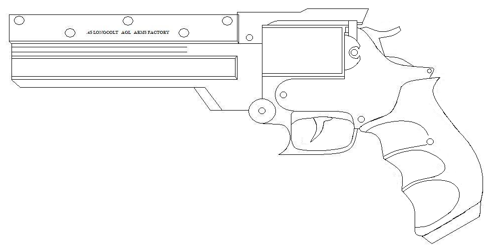 Vash the Stampede's Revolver WIP by RoxasXIII