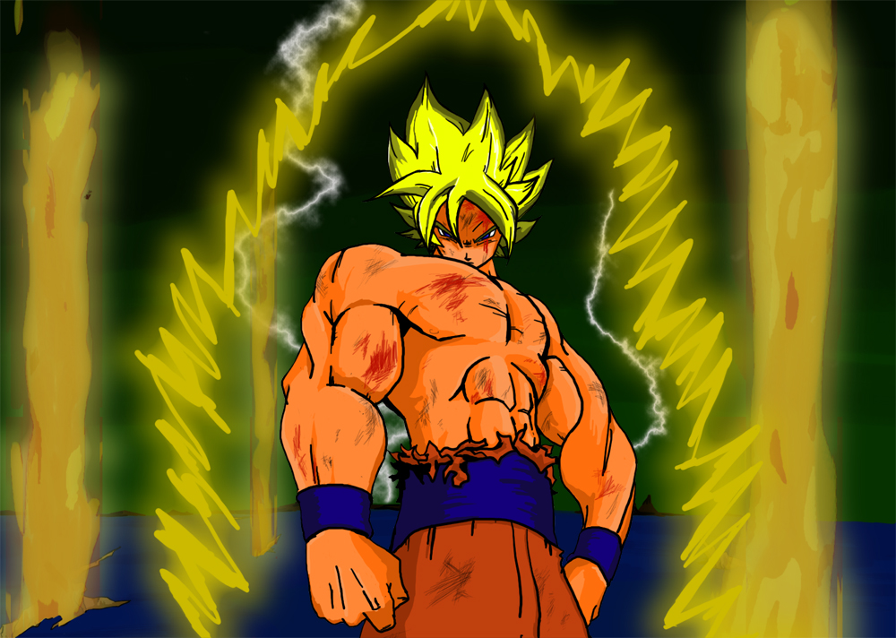 Super Saiyan Goku by RoyalJester