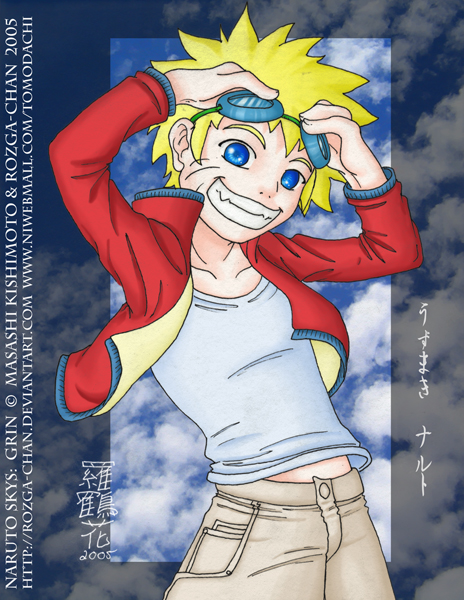 Naruto Skys:  Grin by Rozga