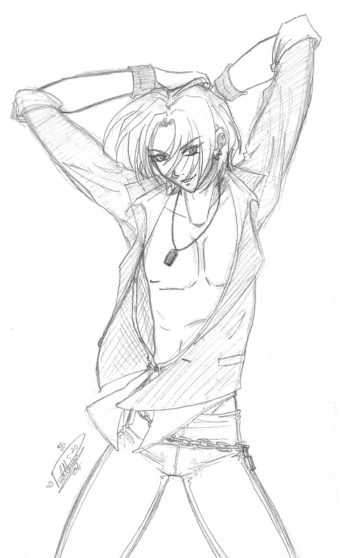 Ryuichi's turn to pose it! by Rulika