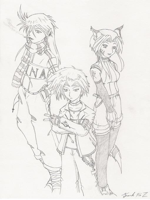 Three Random Characters by Rune