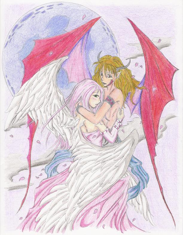 A Demon and a Angel by Rune