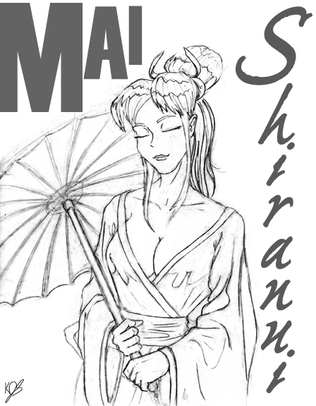 Mai in kimono. by RurouniKJS