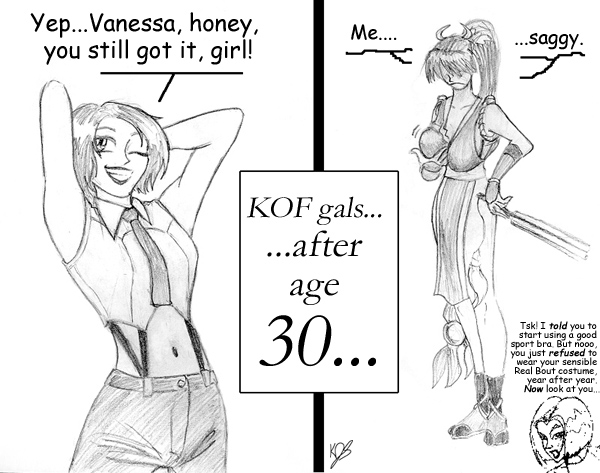 KOF gals after age 30. by RurouniKJS