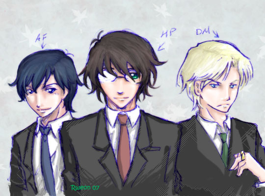 Two Slytherins and a Gryffindor by Rweon