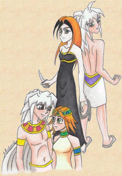 Egyptians and Tomb Robbers by RyouGirl
