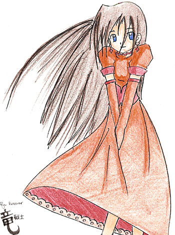 Princess Dressed in Orange by Ryu_Warrior