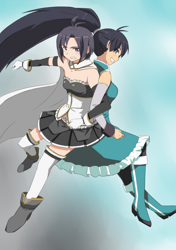 Magical Girls Makoto and Hibiki by Ryu_Warrior