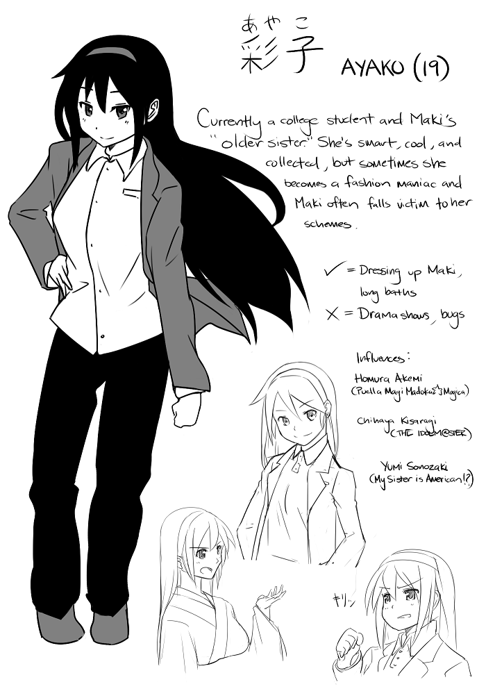 Character Introduction: Ayako by Ryu_Warrior