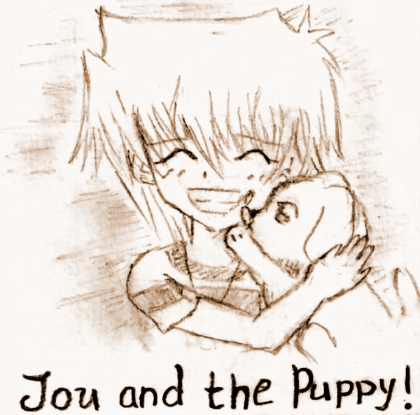 *Jou and the Puppy!* by RyukoKaiba