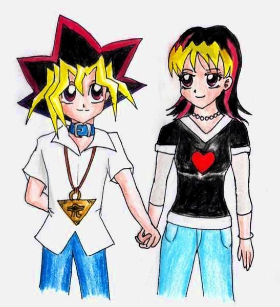 *Yugi and Tilias holding hands-request* by RyukoKaiba