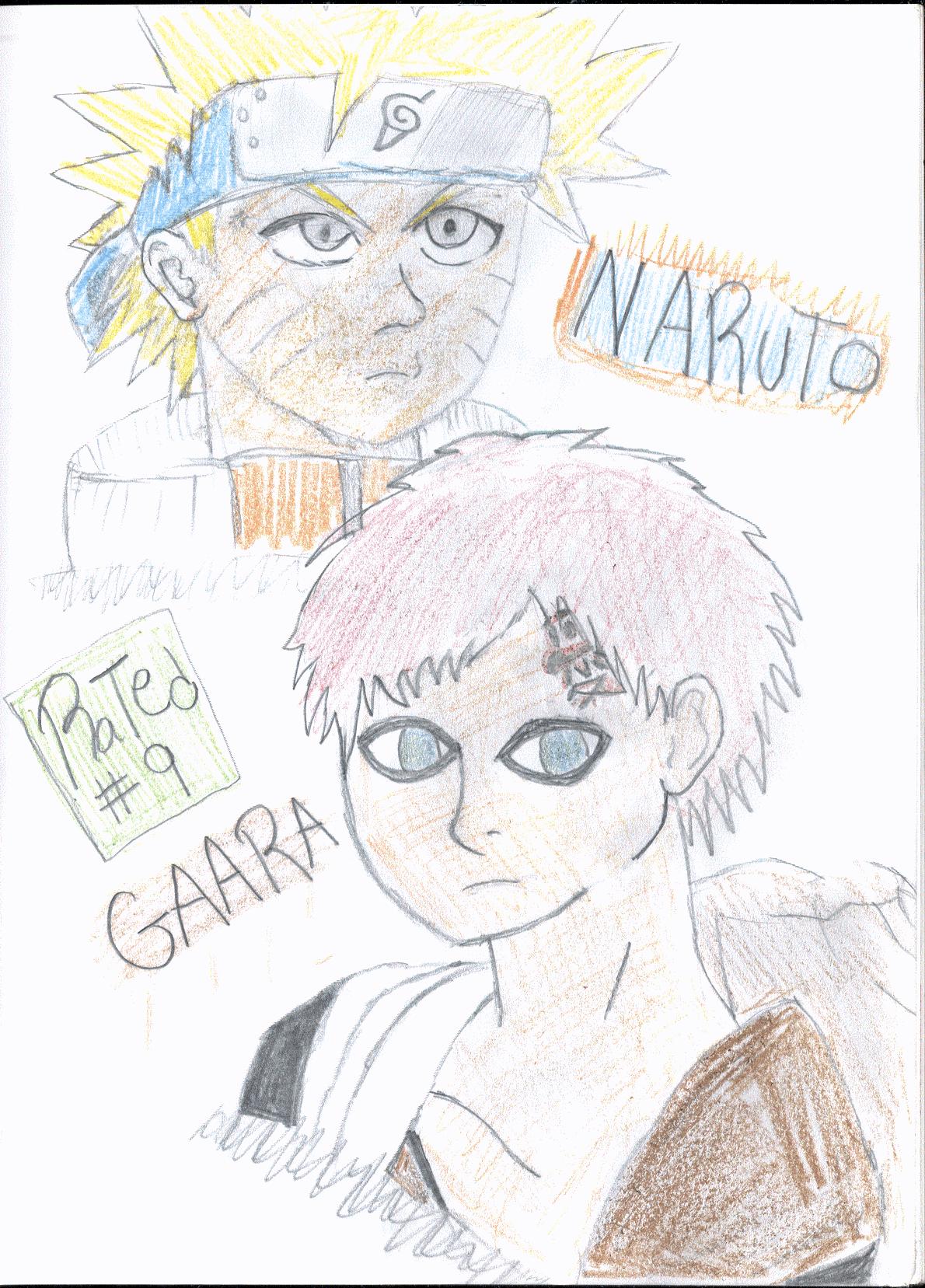 Naruto and Gaara by rachel2005