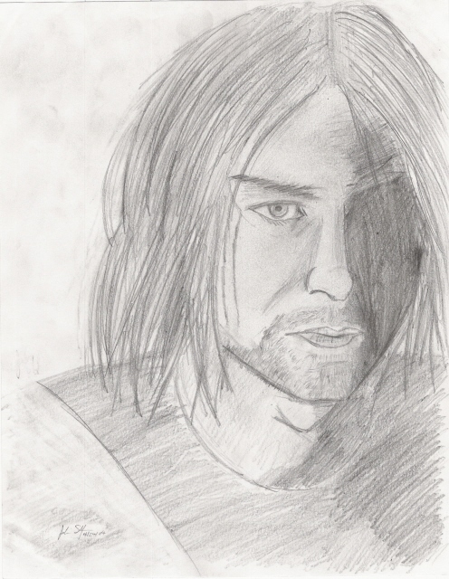 Kurt Cobain by ragingflea002
