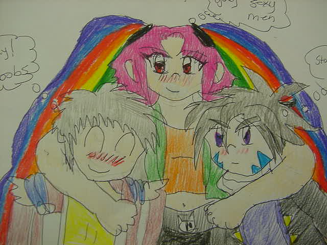 Rainbow, kai and bryan by rainbow101