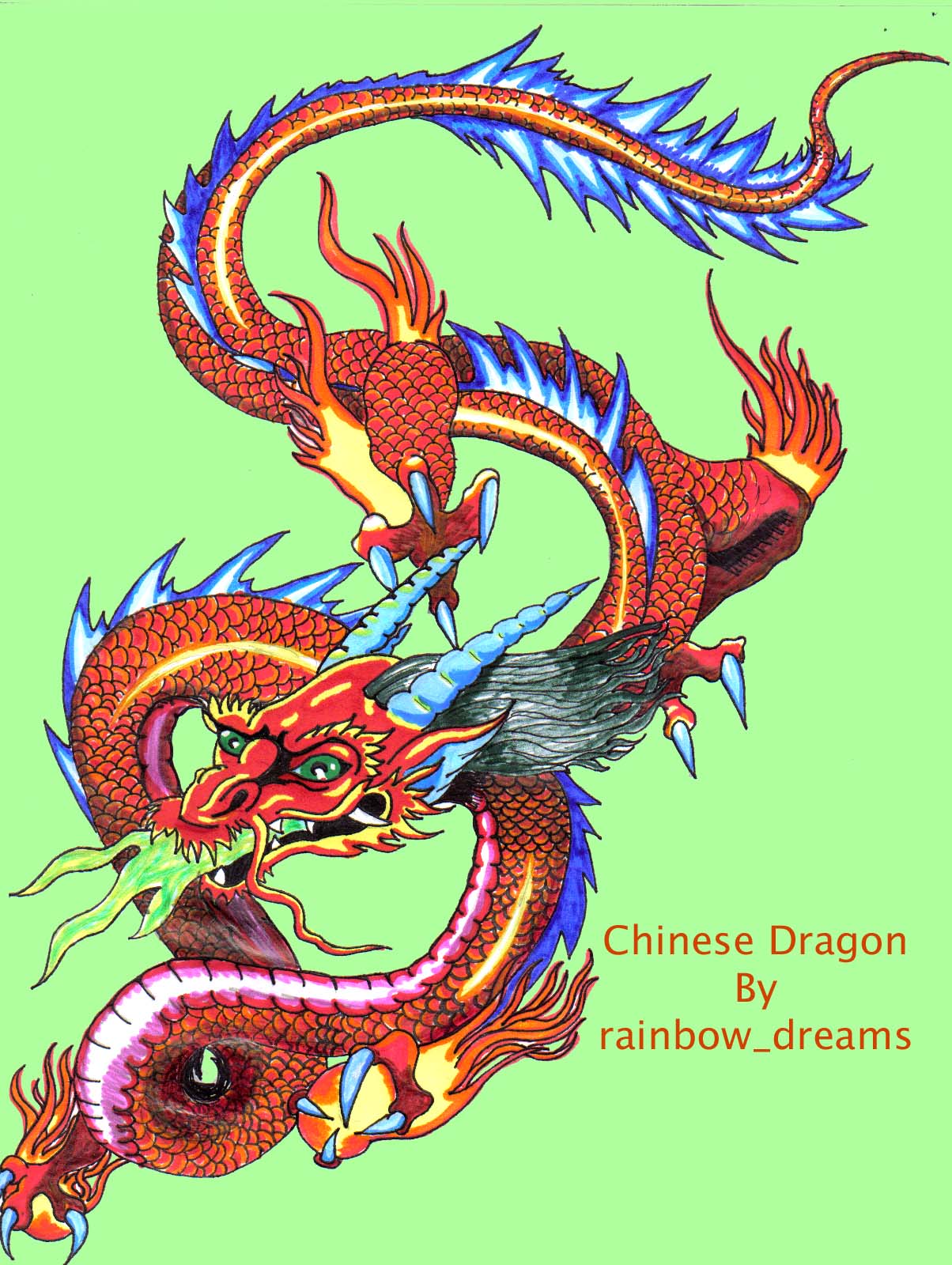Chinese Dragon by rainbow_dreams