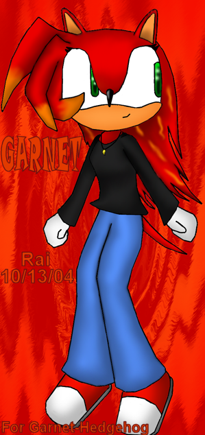 Garnet the Hedgehog (Trade with Garnet-Hedgehog) by rais_hedgehogs