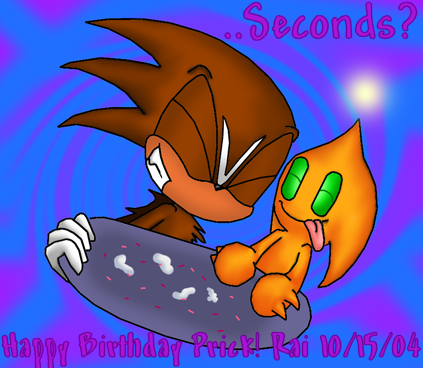 Happy Birthday Prick! by rais_hedgehogs