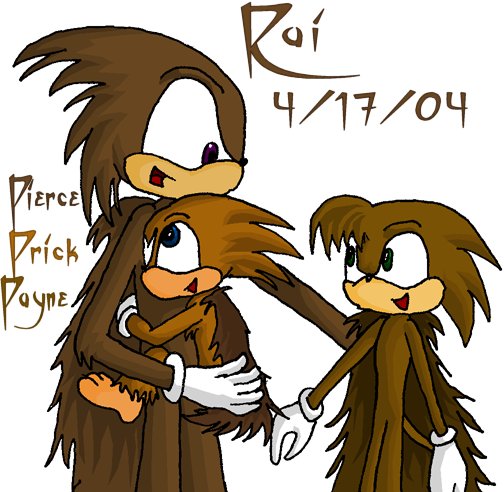 Pierce, Prick, and Payne the Porcupines by rais_hedgehogs