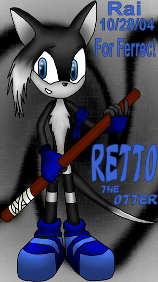 Retto the Otter (Trade with Shun_Ten_Satsu) by rais_hedgehogs