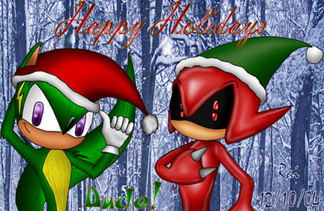 Happy Holidays, Dude! by rais_hedgehogs