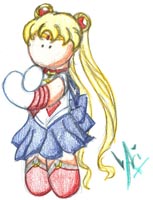 Plushie Sailor Moon by rana-chan