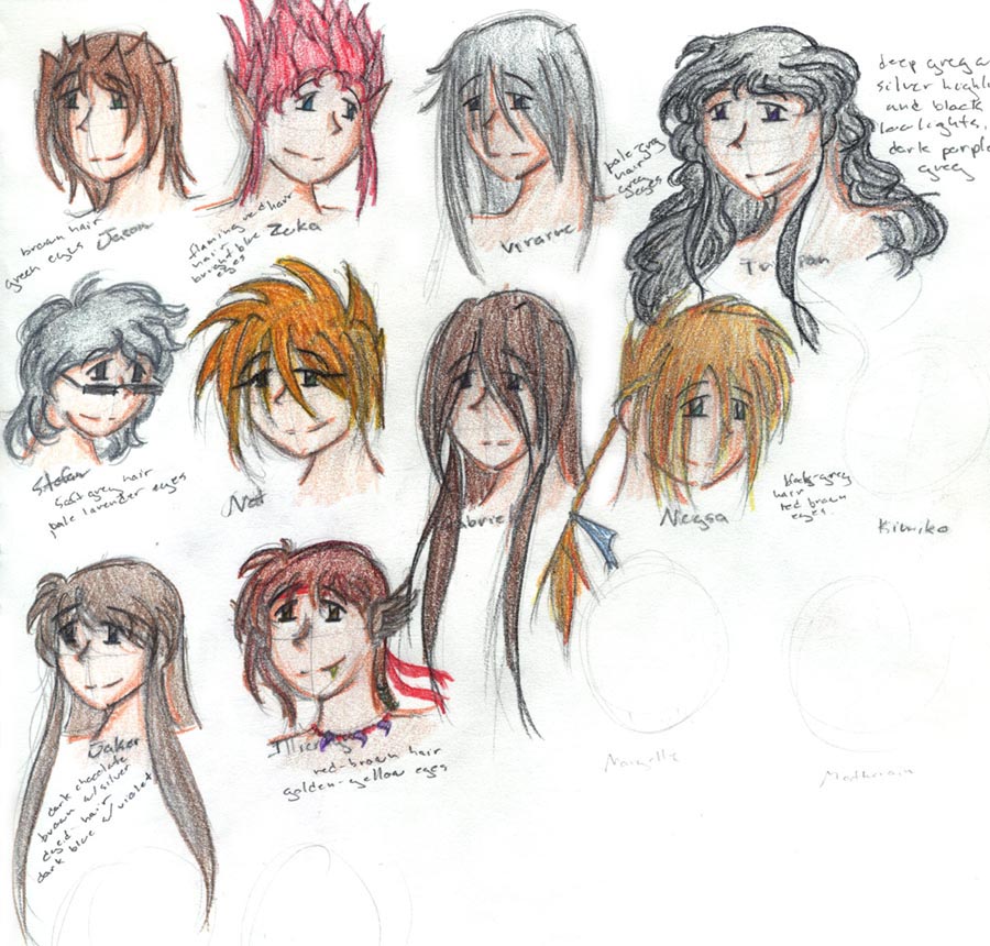 Characters p.2 by rana-chan