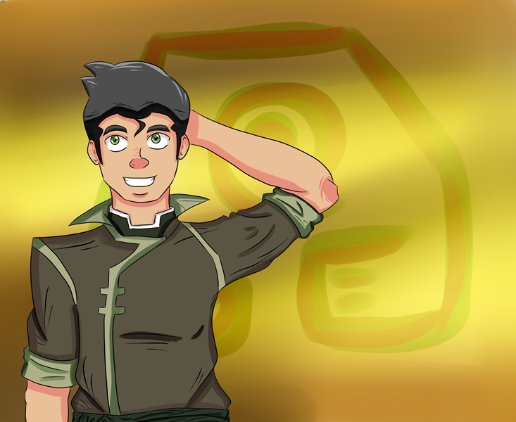 Bolin, the earthbender by randy-dragneel