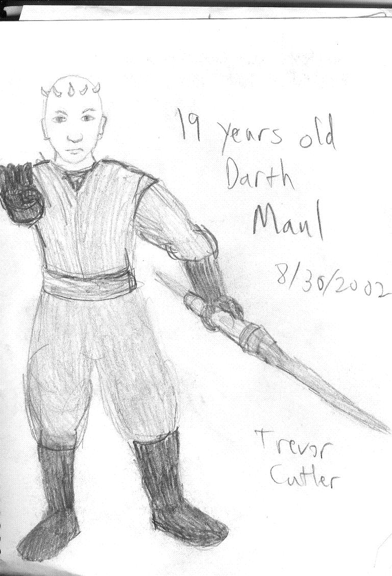 Young Darth Maul by rangerkom