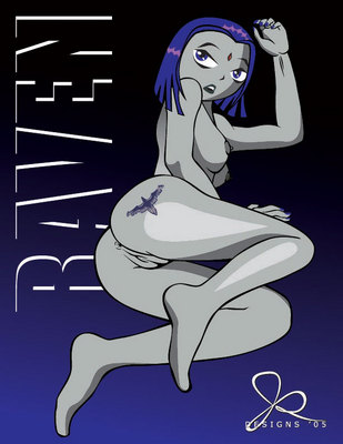 raven naked by raven-fan