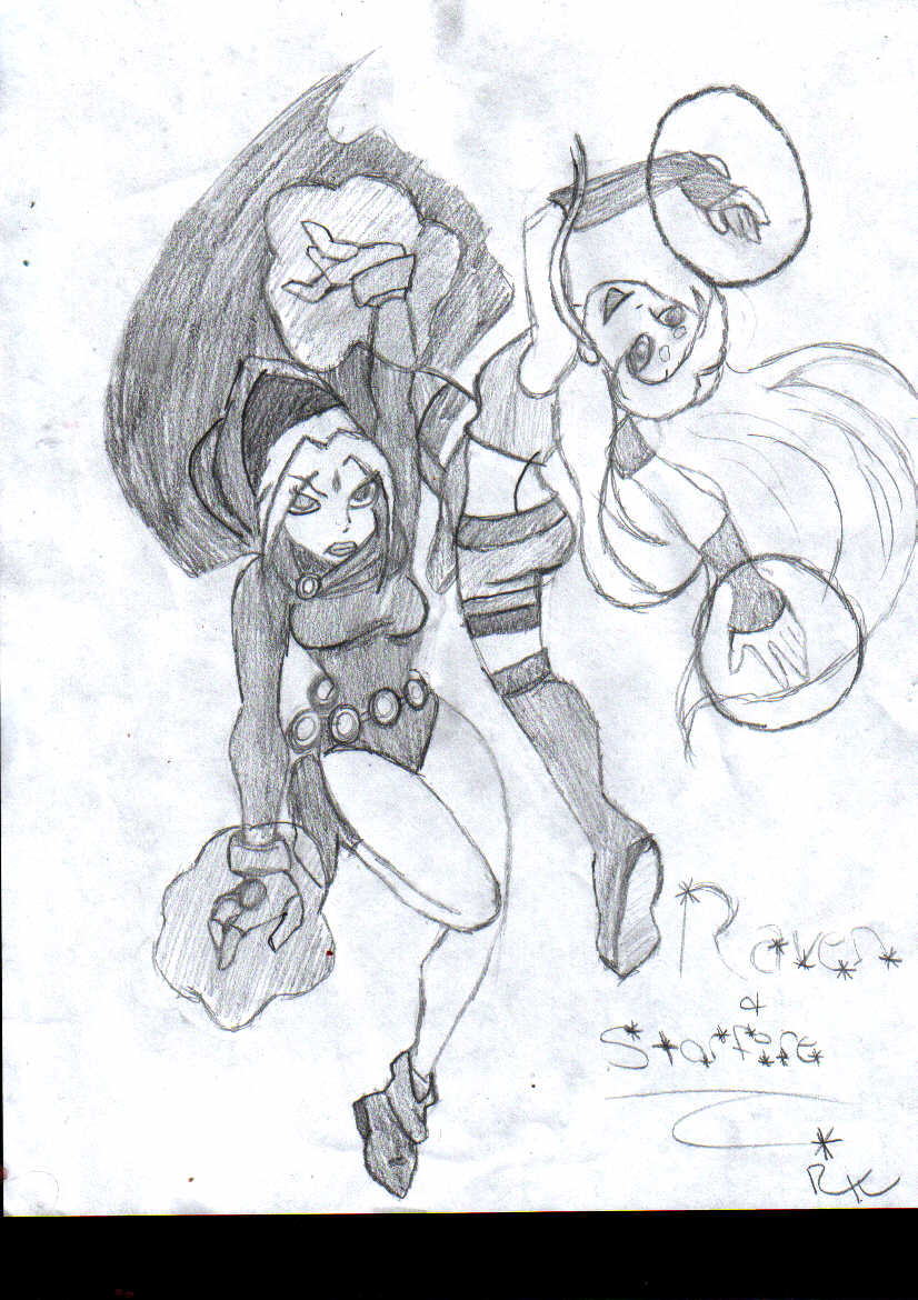 raven and starfire by ray_lover100