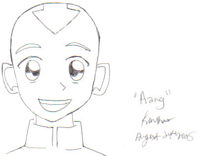 Aang Head by reezi