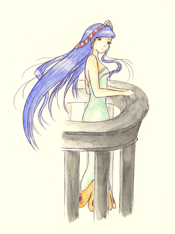 Miss Riddel - water-colours by refia