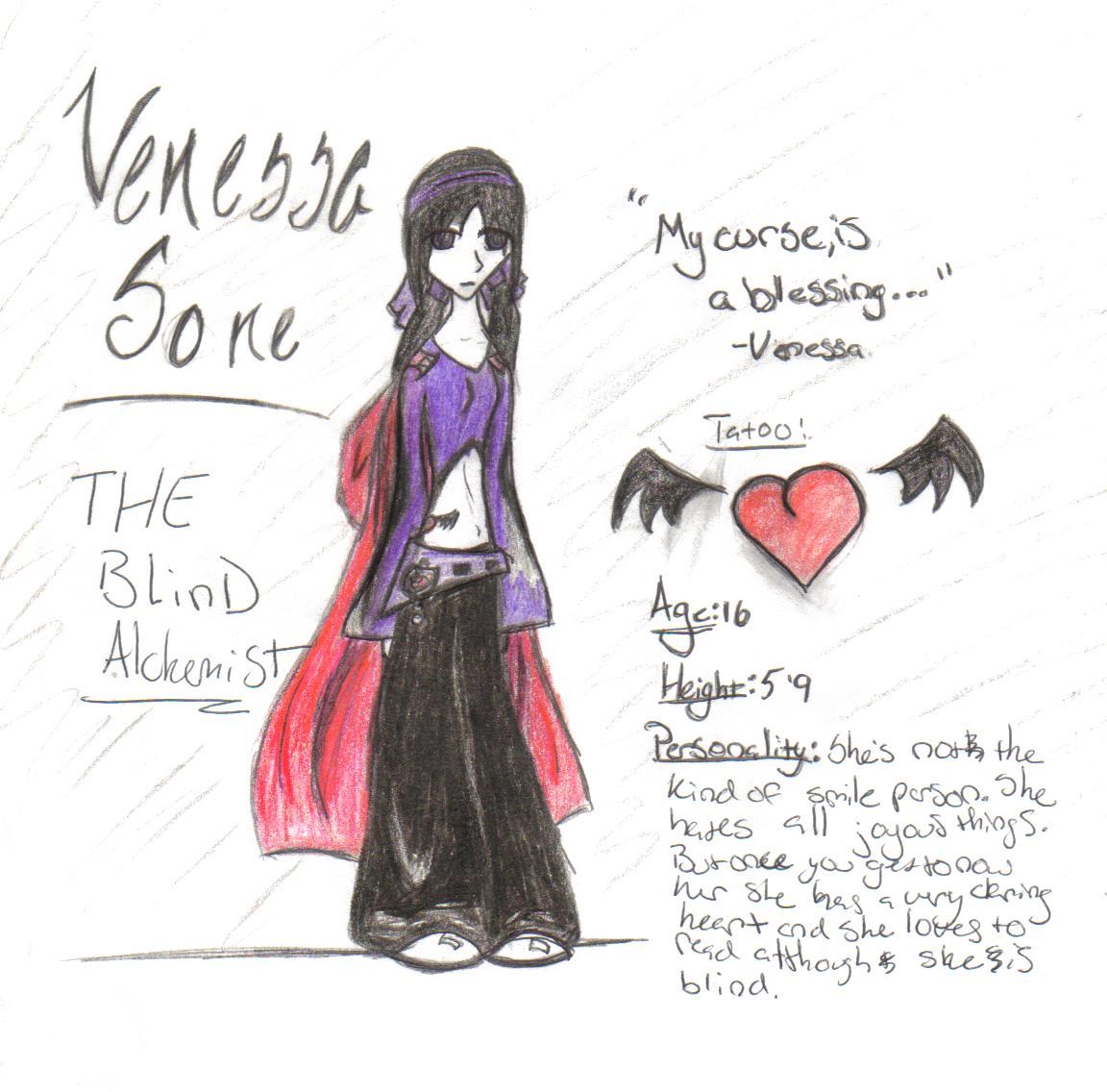 Venessa Sone the Blind Alchemist by rego_vampire