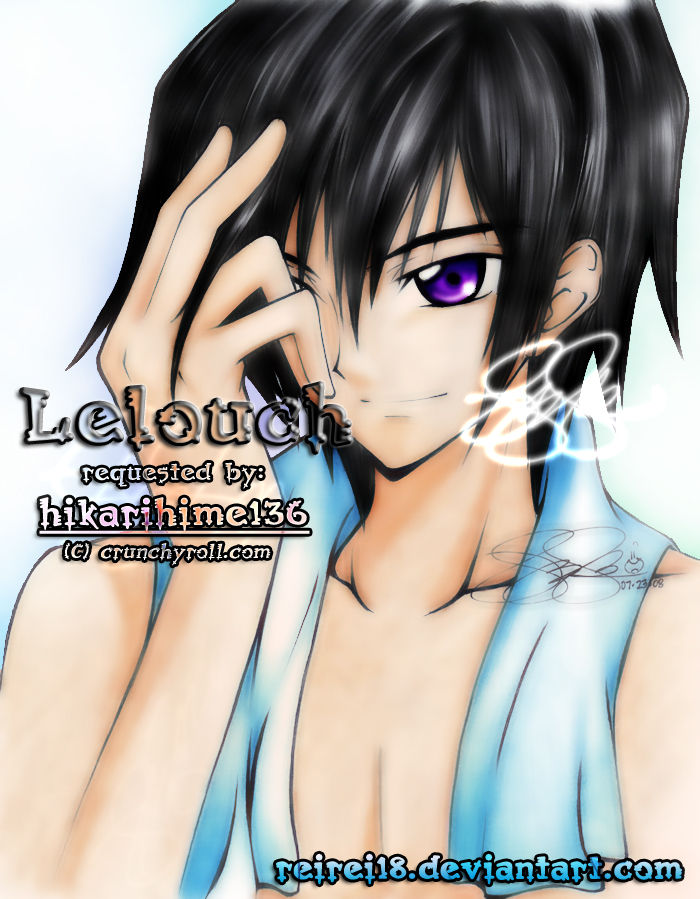 Lelouch colored by reirei18