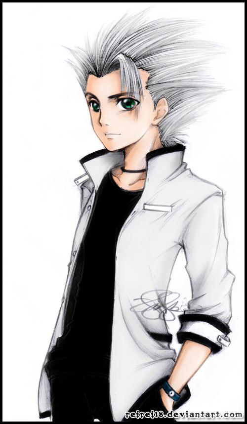 Hitsugaya Toushiro colored by reirei18