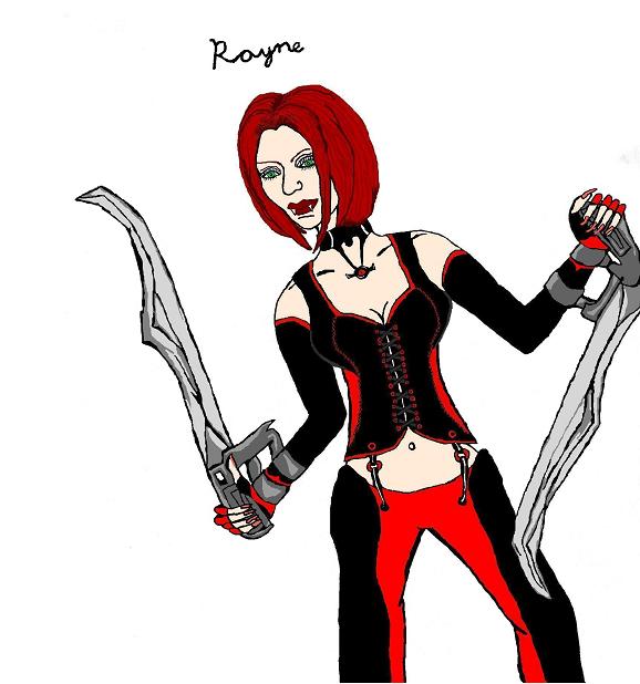 BloodRayne on paint by restless_dreamer
