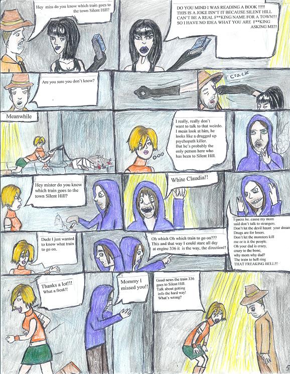 Silent Hill 3 comic pg 5 by restless_dreamer