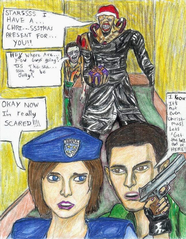 Resident Evil Xmas request by restless_dreamer