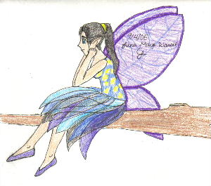 Faerie sitting by restrictedtruth
